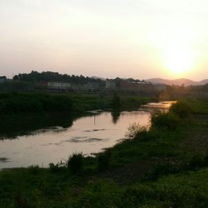 萍乡田中湿地公园图片，田中湖景区(古城湿地公园)景象图片学区划分！！